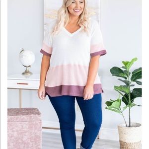 Waffle knit sweater from chic soul. Never worn.